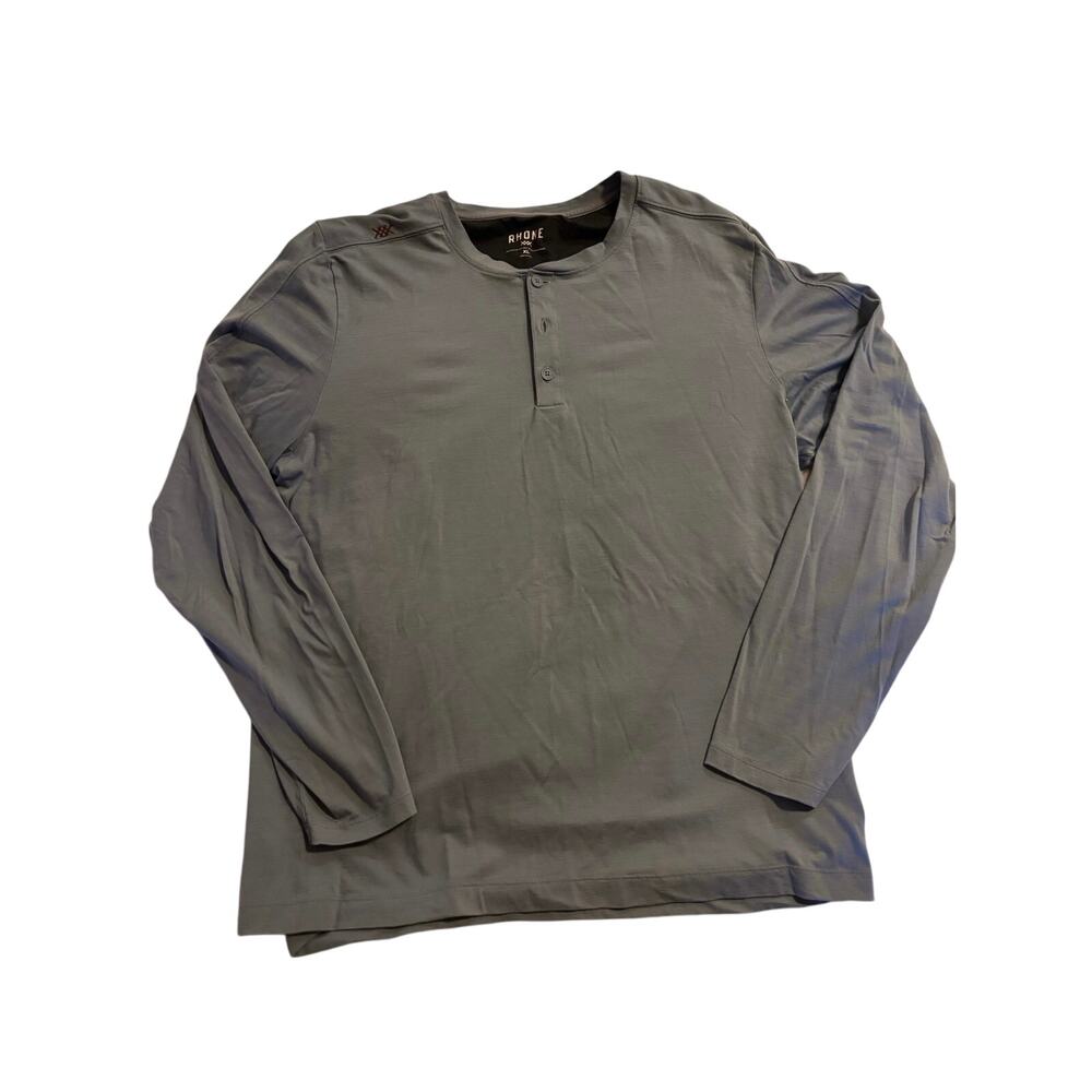Rhone Long Sleeve Henley Shirt – XL